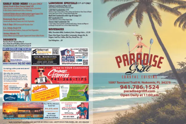 Paradise Grill page 2