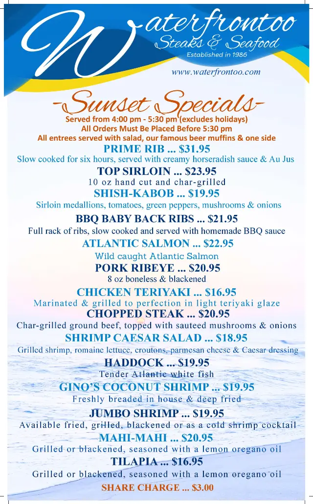 Waterfrontoo sunset specials page 1